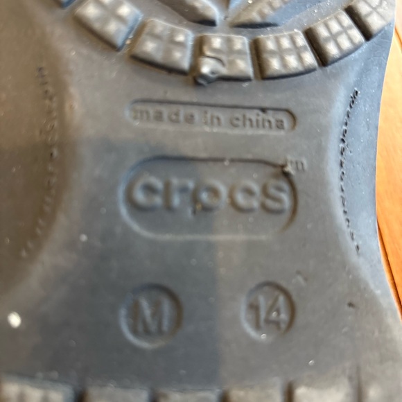 Crocs Yukon Vista II Clogs Mens Size 14 Black Faded No Strap - Picture 6 of 6